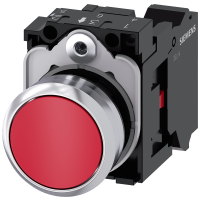Pushbutton, red | 3SU1150-0AB20-3CA0 Siemens