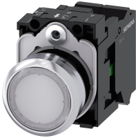 Illuminated pushbutton, white | 3SU1152-0AB60-3BA0 Siemens
