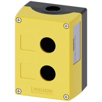 Obudowa kasety 2-otworowa, 22mm, IP66, czarno-żółta, SIRIUS ACT | 3SU1802-0AA00-0AB2 Siemens