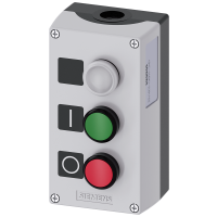 Obudowa kasety 3-otworowa 22mm, szara, SIRIUS ACT | 3SU1803-0AB00-2AB1 Siemens