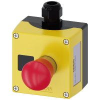 Przycisk w obudowie , wersja A=nagłe zatrzymanie, przycisk grzybkowy 1NC 2 NO | 3SU1851-0NB10-4GB2 Siemens