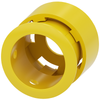 Kołnierz ochronny przycisku grzybkowego 22mm, żółty | 3SU1950-0DX30-0AA0 Siemens