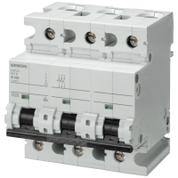 Wyłącznik nadmiarowo-prądowy 400 V 10 kA, 3-bieg., D, 80 A, głęb.=70 mm | 5SP4380-8 Siemens