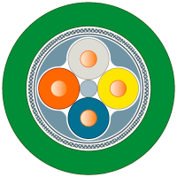 Kabel teleinformatyczny PN FC STANDARD BUS CABLE, 100 M | 6XV1840-2AT10 Siemens