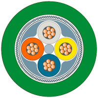 Kabel teleinformatyczny IE FC TP TRAILING CABLE 2X2 SOLD BY M | 6XV1840-3AH10 Siemens