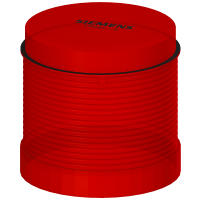 Kolumna sygnalizacyjna70mm, światło ciągłe BA 15D, czerwony, 12-240VAC/DC | 8WD4400-1AB Siemens