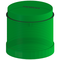 Kolumna sygnalizacyjna70mm, światło ciągłe BA 15D, zielony, 12-240VAC/DC | 8WD4400-1AC Siemens