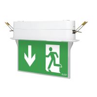 Oprawa awaryjna ARROW P LED 1W 1h dwuzadaniowa AT + PU31,PU41, biała | ARP/1W/B/1/SA/AT/WH Awex