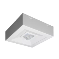 Oprawa awaryjna LOVATO N ECO LED, 1W optyka otwarta, 3h, jednozadaniowa, biała | LVNO/1W/E/3/SE/X/WH Awex