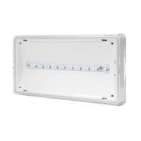 Oprawa awaryjna EXIT ECO LED 3W 1h jednozadaniowa AT autotest IP65 IK08 biała | ETE/3W/E/1/SE/AT/WH Awex