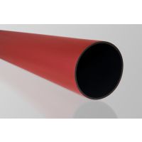 Rura osłon sztywna do przecisków i przewiertów ROS-Zk 125/11,4 4000N,RHDPEp,czerwona(6m/38szt)SRS-G | 10992 TT Plast