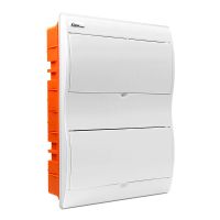 Rozdzielnica p/t RP-24/B Fala (N+PE) IP40 404x310x84mm, biała | 8.15 Elektro-Plast Opatówek