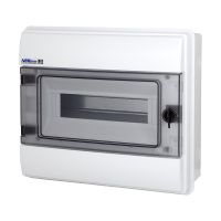 Rozdzielnica hermetyczna RHp-12 (drzwi transparentne) p/t IP65 330x290x135mm, biała | 36.120 Elektro-Plast Opatówek
