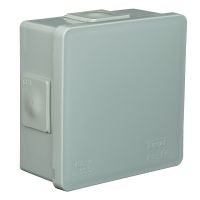 Puszka n/t 86x86x40mm IP55 4-wl klik dł.gum. VP 001-03, szara | 61.103 Elektro-Plast Opatówek