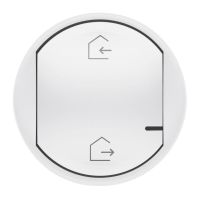 Plakietka do łącznika bezprzewodowego wyjście/powrót, tytanowa, Celiane with Netatmo | 064812 Legrand