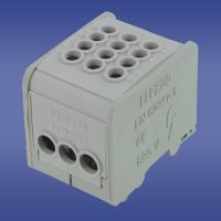 Odgałęźnik instalacyjny LZ - 1*16/16/16, szary | 46.162 Elektro-Plast Opatówek