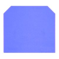 Ścianka końcowa i przegroda do złączek AP SAK35/TW SAK16 BL, niebieska | 0303680000 Weidmuller