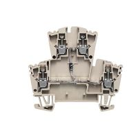 Złączka szynowa przelotowa, WDK 2.5 1D A1, śrubowa, ciemnobeżowa | 1023400000 Weidmuller