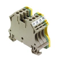Złączka szynowa przelotowa WMA 4/4 | 1034000000 Weidmuller