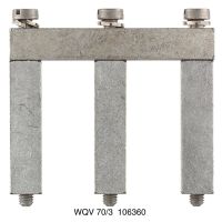 Złączka szynowa poprzeczna / mostek WQV 70/95/3 | 1063600000 Weidmuller