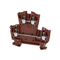 Złączka szynowa przelotowa WDK 2.5 ZQV BR | 1067950000 Weidmuller