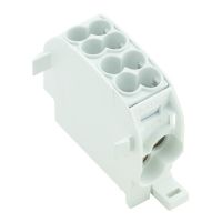 Złączka szynowa przelotowa WPD 101 2X25/2X16 GY | 1560730000 Weidmuller