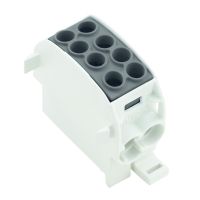 Złączka szynowa przelotowa WPD 102 2X35/2X25 BK | 1561630000 Weidmuller