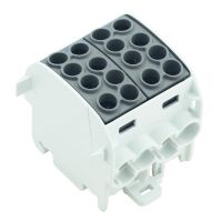 Złączka szynowa przelotowa WPD 202 4x35/4x25 BK | 1561690000 Weidmuller
