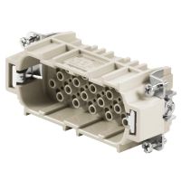 Wkład złącza męski HDC HD 40 MC, wielkość 6, 40P+PE, 250V 10A, zaciski zagniatane | 1601710000 Weidmuller