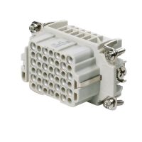 Złącze żeńskie HDC HDD 42 FC, 250V 10A, 42-biegunowe, zagniatane, wielkość 4 | 1651180000 Weidmuller