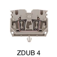 Złączka szynowa przelotowa ZDUB 2.5-2/4AN/RC | 1712970000 Weidmuller