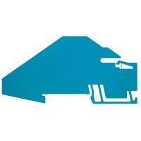 Ścianka końcowa i przegroda do złączek ZHP ZDL2.5S BL | 1720890000 Weidmuller