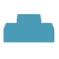 Płytka końcowa ZAP/TW ZDK1.5 BL niebieska | 1791170000 Weidmuller