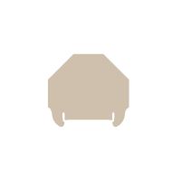 Ścianka końcowa i przegroda do złączek WAP 2.5-10/0.5mm | 1966380000 Weidmuller