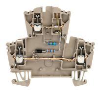 Złączka szynowa przelotowa WDK 2.5 LD 1D 2R 115VAC | 8006320000 Weidmuller