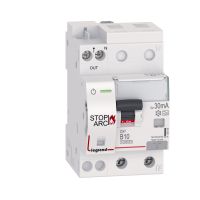 Detektor zwarć łukowych DX3 STOP ARC zintegrowany z wyłącznikiem różnicowonadprądowym 2P 10000A B10 | 415956 Legrand
