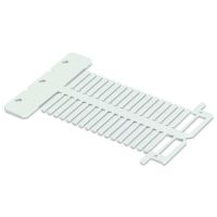 Tabliczka wsuwana, do plotera IP200 do zastosowania w tulejkach, biała | 211-120 Wago