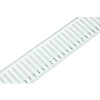 Tabliczka wsuwana, do drukarki Smart Printer do zastosowania w tulejkach, biała | 211-811 Wago