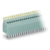 Złączka do płytek drukowanych przycisk 0,5mm2 RM 2,5mm210-bieg., szara | 234-210 Wago