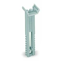 Podstawka oznacznika grupowego z regulacją wys./szer. 10mm, szara | 249-118 Wago