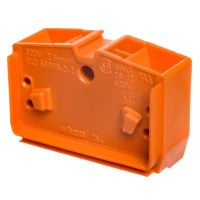 Złączka wewnętrzna 4-przewodowa bez przycisków, pomarańczowa | 264-356 Wago