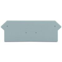 Ścianka końcowa/wewnętrzna, 2mm, szara | 279-316 Wago