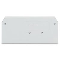 Ścianka końcowa/wewnętrzna, 2mm, jasnoszary | 279-330 Wago