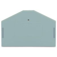 ścianka końcowa/wewnętrzna 2,5mm, szara | 280-312 Wago