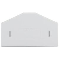 Ścianka rozdzielająca 2,5mm wystająca, jasnoszary | 280-355 Wago