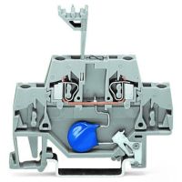 Złączka do zabudowy elementów 2-piętrowa, szara | 280-502/281-609 Wago