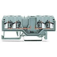 Złączka 4-przewodowa 2,5mm2 diodowa, z diodą 1N4007, szara | 280-815/281-411 Wago