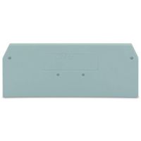 Ścianka końcowa/wewnętrzna, 2,5mm, szara | 281-324 Wago