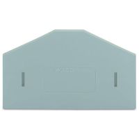 Ścianka rozdzielająca 2mm wystająca, szara | 281-348 Wago