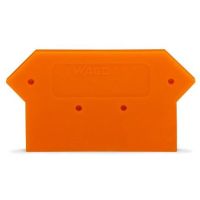 Ścianka końcowa/wewnętrzna, 2,5mm, jasnoszary | 284-318 Wago